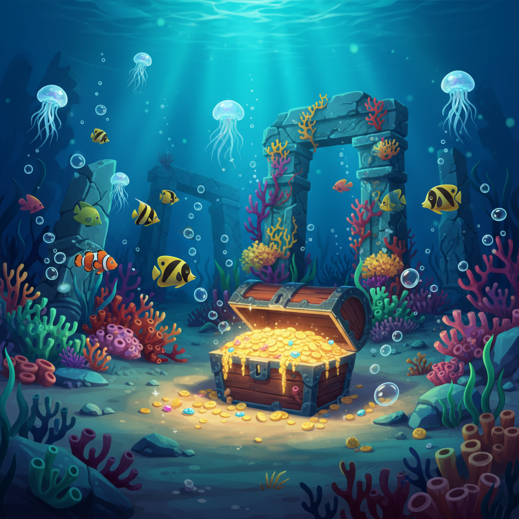 Cannon Blaster underwater artwork