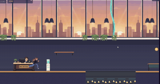 Deadline Run gameplay: the short office game learners change first