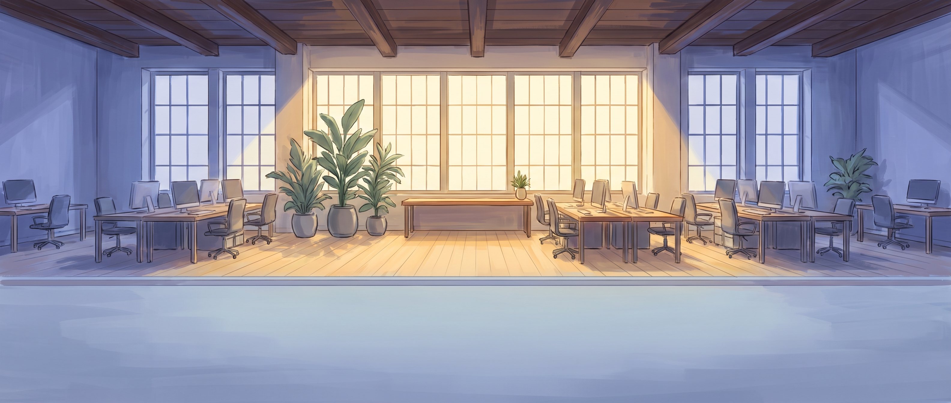 Priority Rush open office artwork